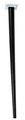 Bordsben Ø45–25 mm x 80 cm Bok Konisk Svart Home>it